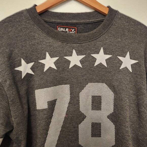 Galaxy‎ By Harvick Sweatshirt "Power 78" Gray Charcoal Medium - Picture 5 of 9